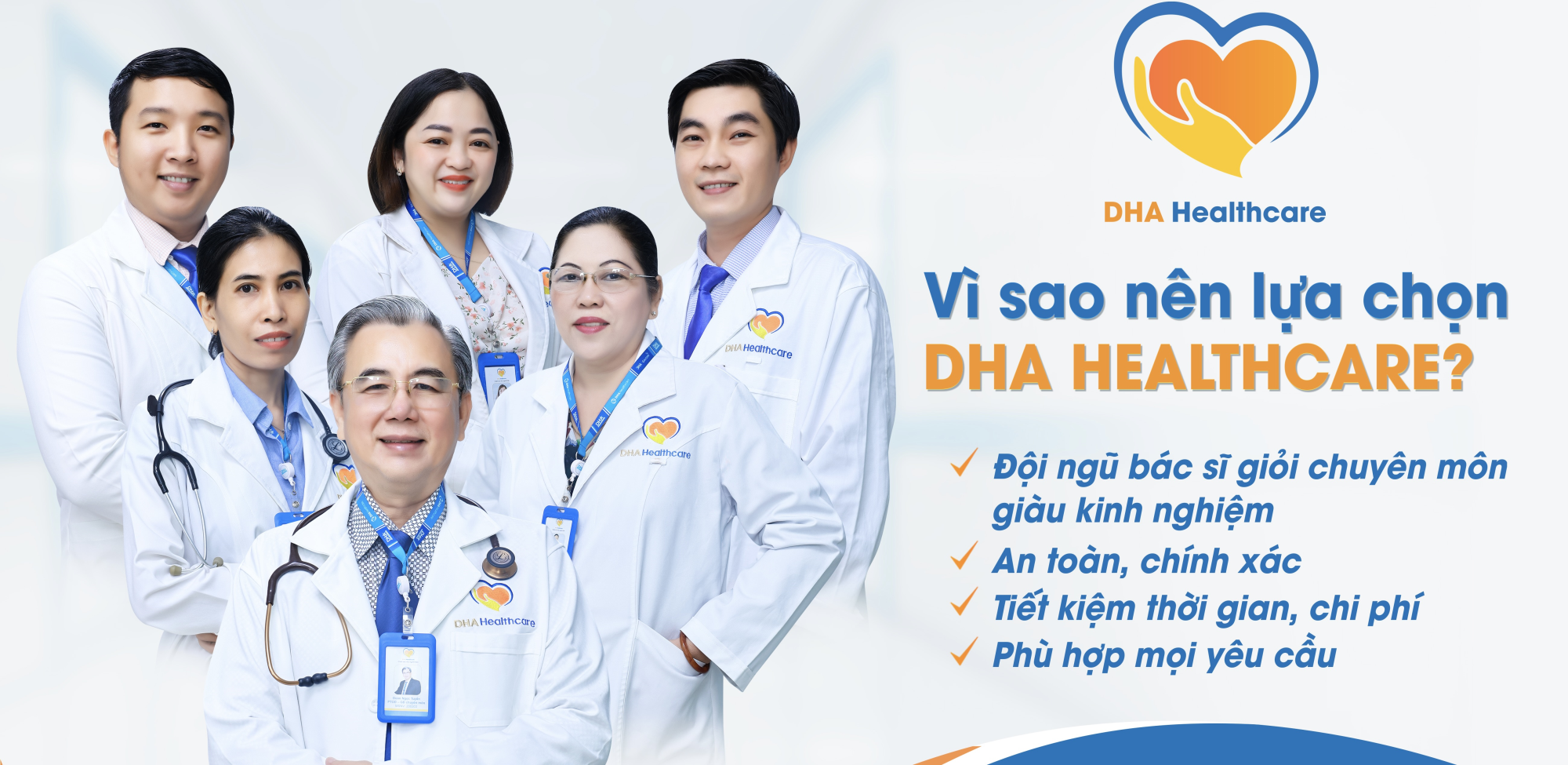 Vì sao chọn DHA Healthcare?